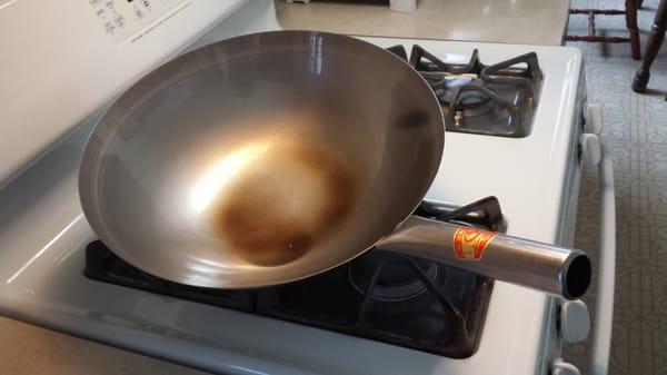 My carbon steel wok. Got from JFK on canal but yelp doesn't accept the biz listing.