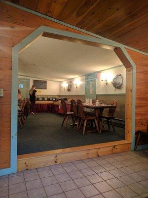 Buffet area, as seen from back dining room