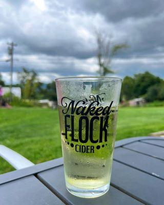 Salted cucumber lavender cider!!