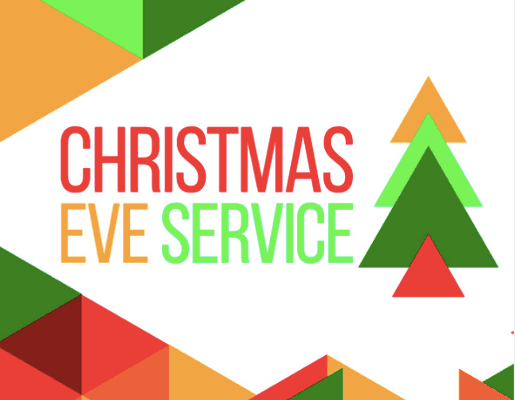 Christmas Eve Service is at 4pm