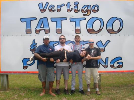 Vertigo tattoo crew.