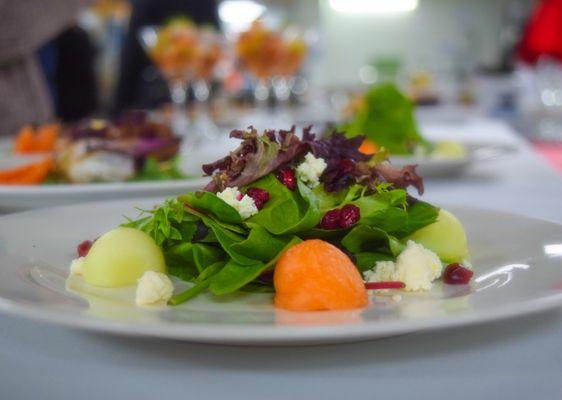 Melon and Pomegranate Salad