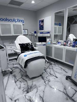 Coolsculpting Elite. We have 2 machines. Pamper yourself in comfort and complete privacy.