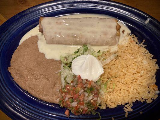 Chimichanga Lunch