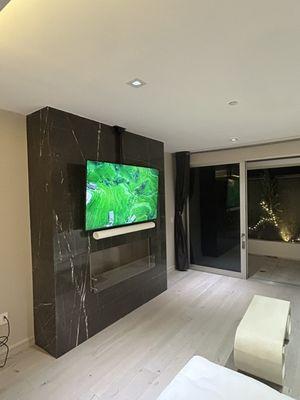 TV ceiling installation