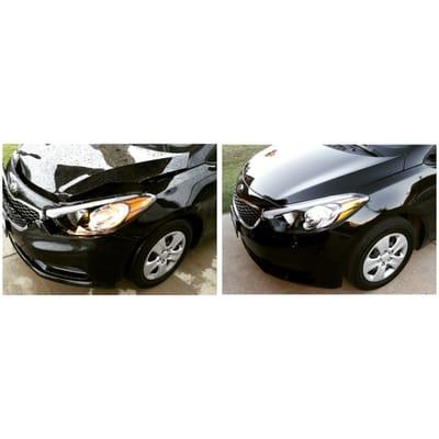 Before and after! Thanks Caliber Collision