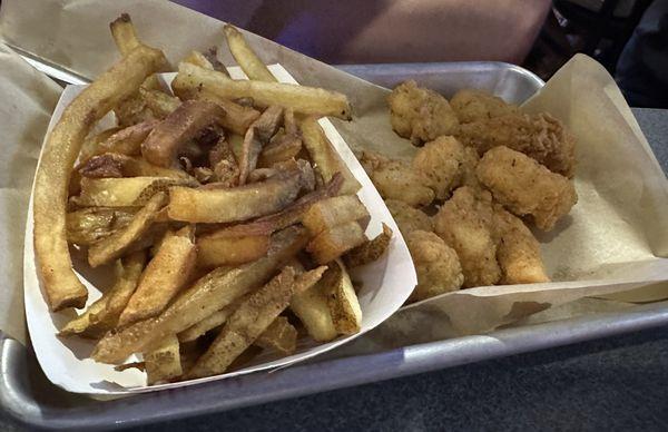 Fried Shrimp and Fries