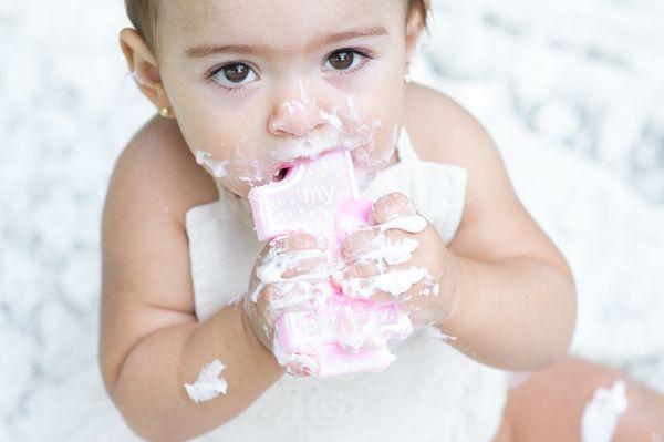 1st birthday portrait