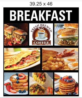 We Serve Hot Breakfast