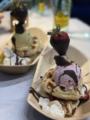 Dolce vita Belgian waffle