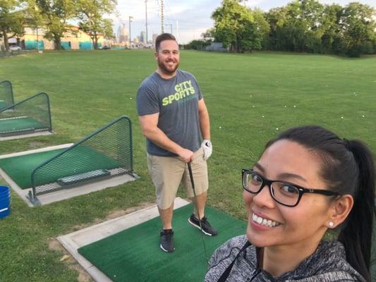 Me and the wife enjoying a warm summer night last week at Stoney's.