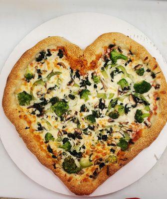 Valentine's Day Special but love for pizza is every day!