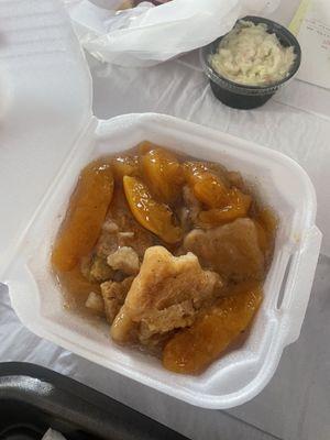 Peach cobbler!!