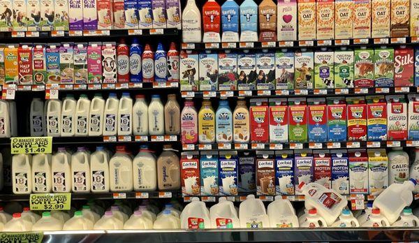 Dairy section