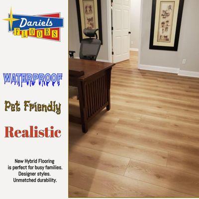 Hybrid, waterproof flooring. #flooring #waterproof #petfriendly #flooringinstallation