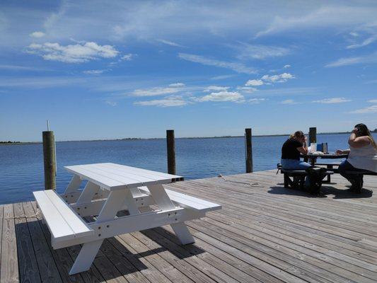 Outside deck