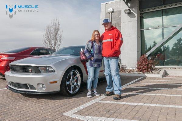 Michael and Dusty are the proud new owners of a Roush RS3 Mustang!