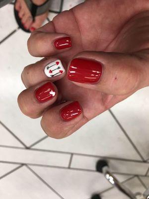 Valentines nails