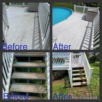 Pool Deck We Washed!