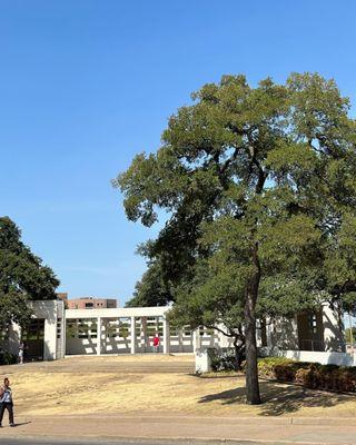 The Grassy Knoll Small green space marking the spot where John F. Kennedy was shot in 1963.