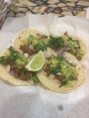 Carne Asada Street Tacos