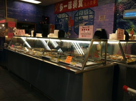 Hot food section