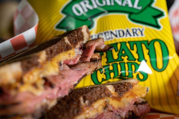 Hot Pastrami and GUY's Chips!