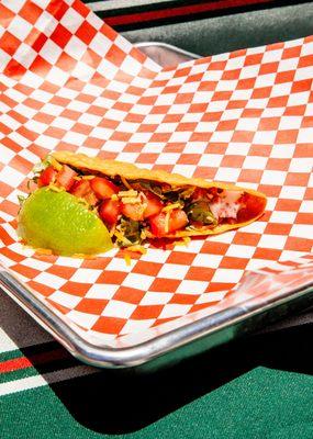 Roadside Turkey Picadillo Hard Shell taco