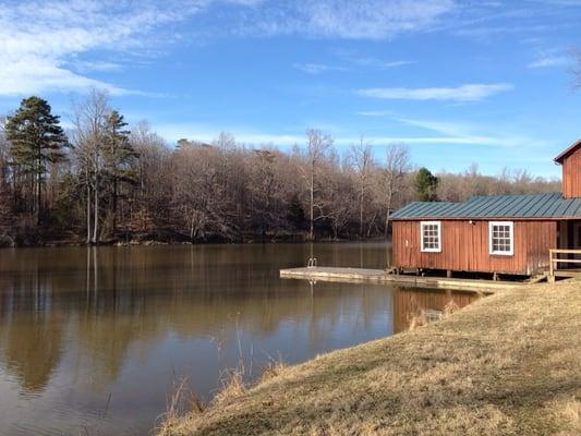 Boathouse on the Lower Lake