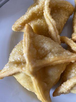 Cheese wontons or crab rangoons. Very delicious!