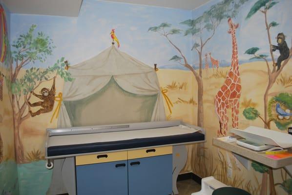 Safari-Themed Exam Room