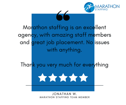 Marathon Staffing was founded to help people achieve. For over 30 years, we have been working to reimagine the job search exp...