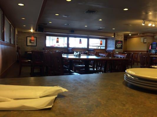 Clean dining room!