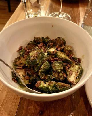 Fried brussel sprouts