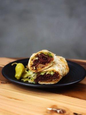 Spicy Beef Pancake Roll