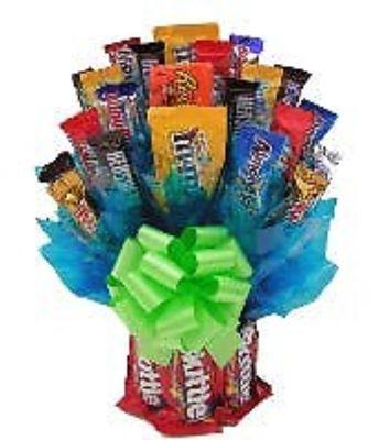 Chocolatey candy goodness gift candy bouquet!