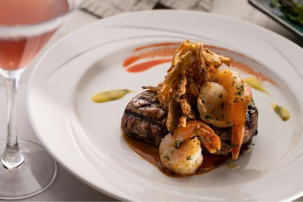 Beef Medallions & Shrimp