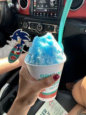 Blue raspberry sno