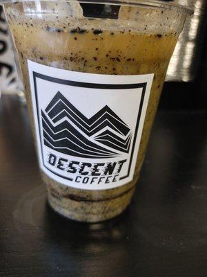 Black sesame latte, so good!