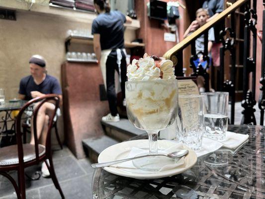 affogato with cognac