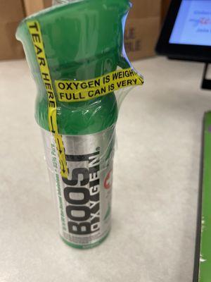 Oxygen now sold for $9.99