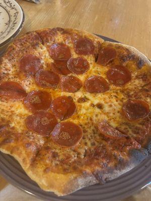 10" pepperoni