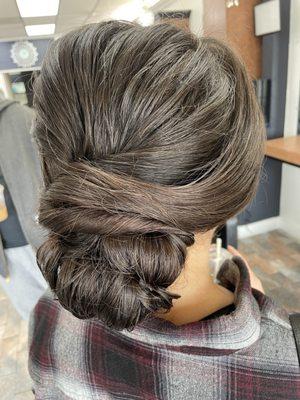 Updo for weddings and special occasions