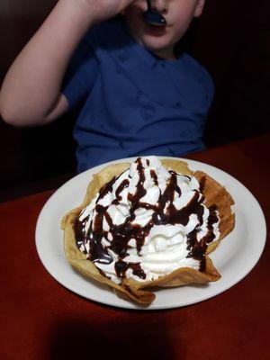 Fried ice cream