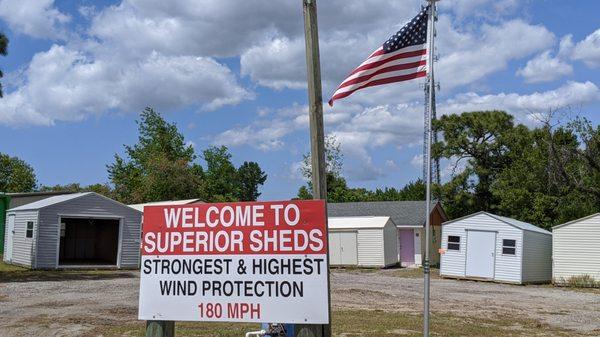 Sheds-N-More Brooksville is your local Superior Shed Dealer.  We have over 30 sheds available for immediate delivery.