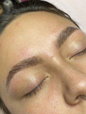 Brow lamination