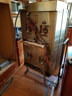 Bake Element Replacement on a double wall oven.