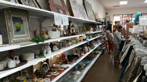 Housewares,  kitchen items, furniture, clothes!