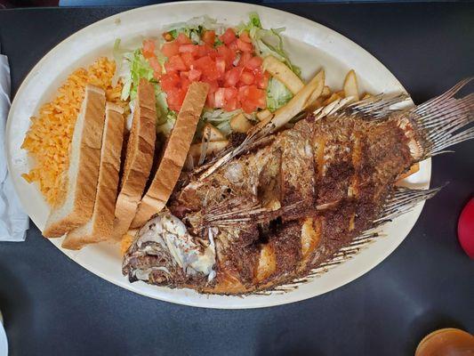 Fried tilapia