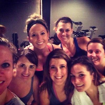 Instructor Katie has coined #spinselfie for her Tuesday night rides. Join the fun!